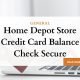 Home Depot Store Credit Balance