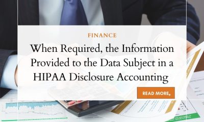 When Required, the Information Provided to the Data Subject in a HIPAA Disclosure Accounting