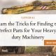 Perfect Parts for Heavy-Duty Machinery: A Guide