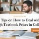 How to Deal with High Textbook Prices in College