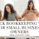 Quick Bookkeeping Tips for Small Business Owners