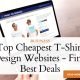 Cheapest t-shirt design websites